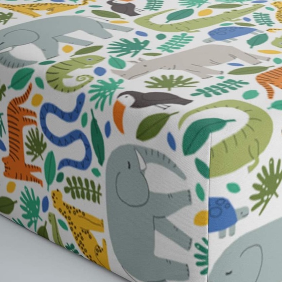 Little Sleepies Jungle Safari Standard Crib Sheet